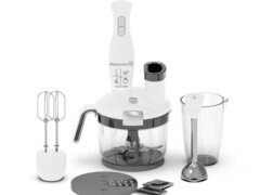 Blender 4 in 1 Hausberg HB-7710AB, capacitate bol 1.5 l, 1500 W, functie turbo, Alb